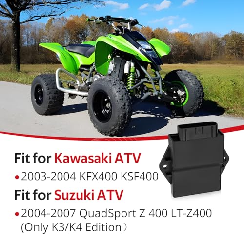 JAVIK CDI Box Ignition Module For Suzuki QuadSport Z 400 LT-Z400 2004-2007 32900-07G00 For Kawasaki KFX400 KSF400 2003-2004 O.E.M# 21119-S005 by JAVIK - Image 2