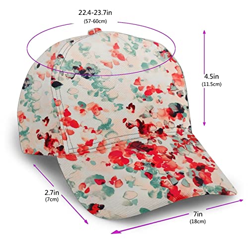 Sptvan Baseball Caps Colorful Butterfly Printed Dad Hats Adjustable Fashionable Funny Sport Casual For Women Girls Hat #TOP2