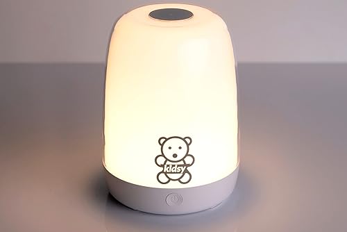KIDSY La lámpara de noche para habitación de bebés y niños de The Original regulable LED lámpara de noche para lactancia materna y ayuda para dormir