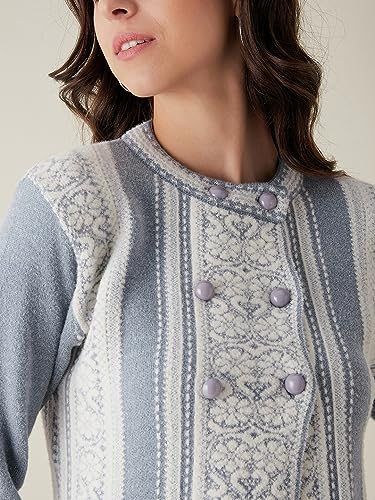 Image of Modeve Women Zig Zag Print Casual Sweater for Winter||Winterwear||