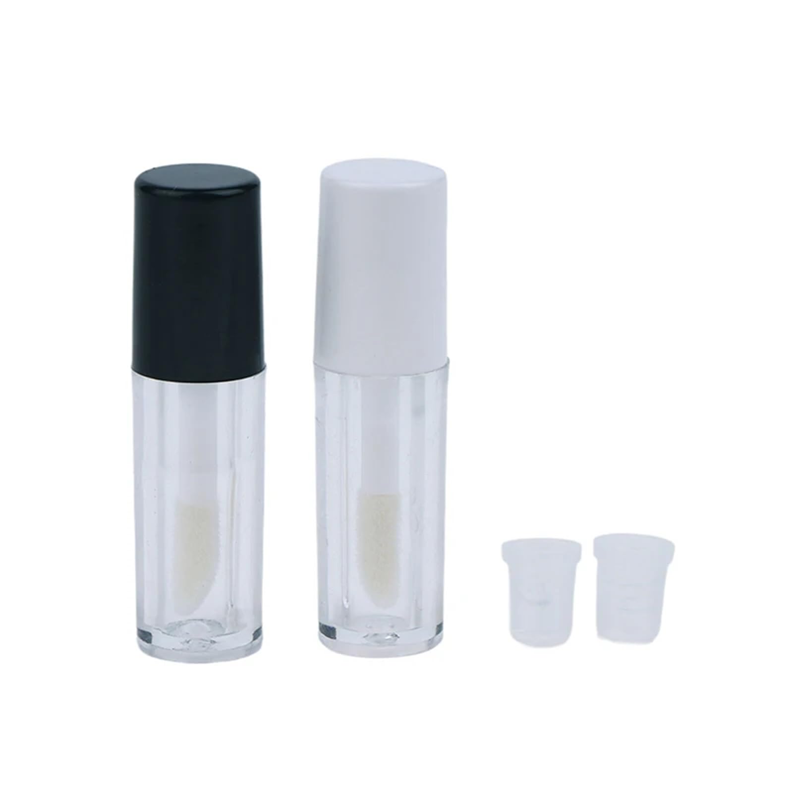 Lippenstift-Tube, 1,2 g, leer, Lipgloss-Tube, flüssiger Lippenstift-Behälter, 50 Stück (weiß)