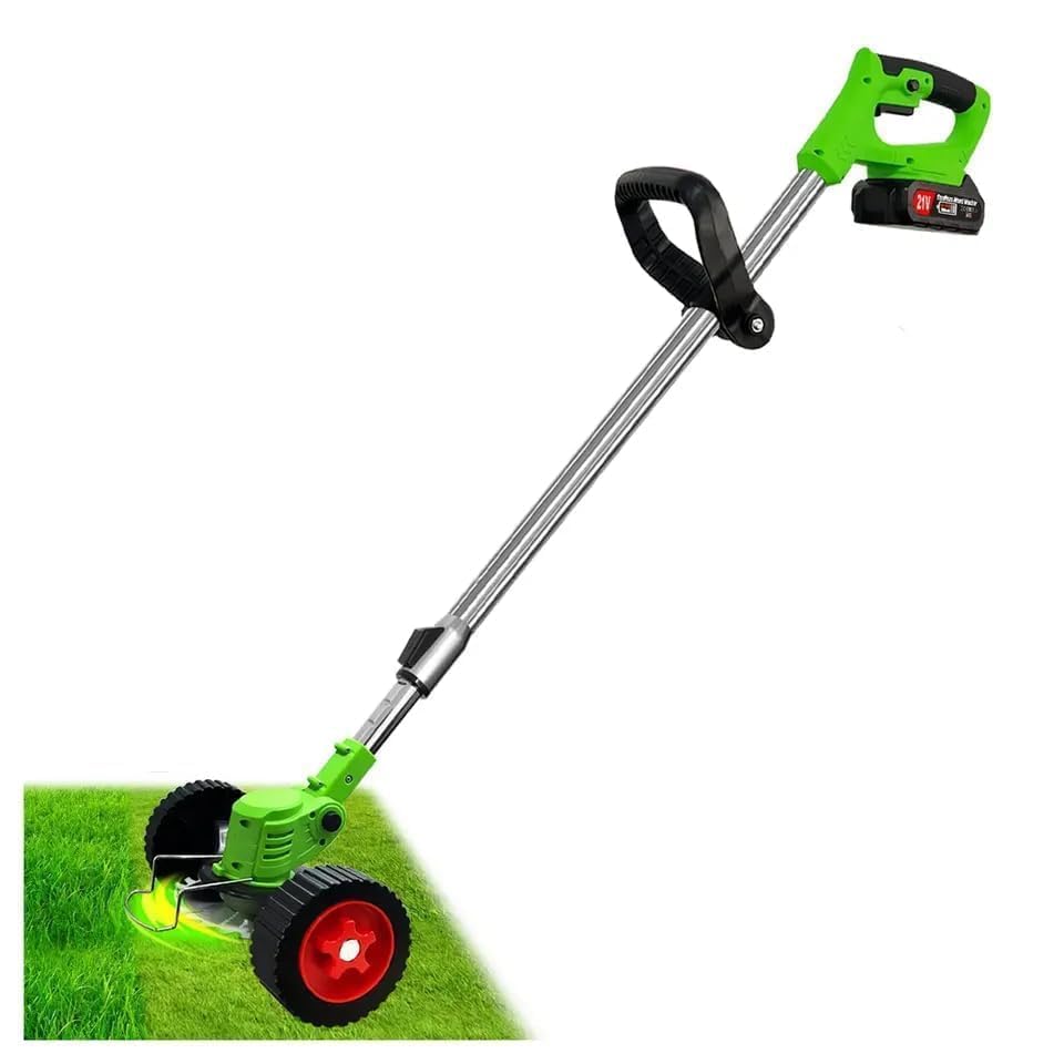 Image of QAWACHH 21 V Cordless Grass Trimmer Machine-Fast Rotation Motor with Multi Blades with 2 Battery (3 Types of Blades Include)