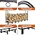 zukakii 8FT Firewood Rack Outdoor, Heavy Duty Adjustable Metal Firewood Log Holder Wood Pile Stacker Lumber Organizer for Fireplace Wood Storage Outdoor Indoor