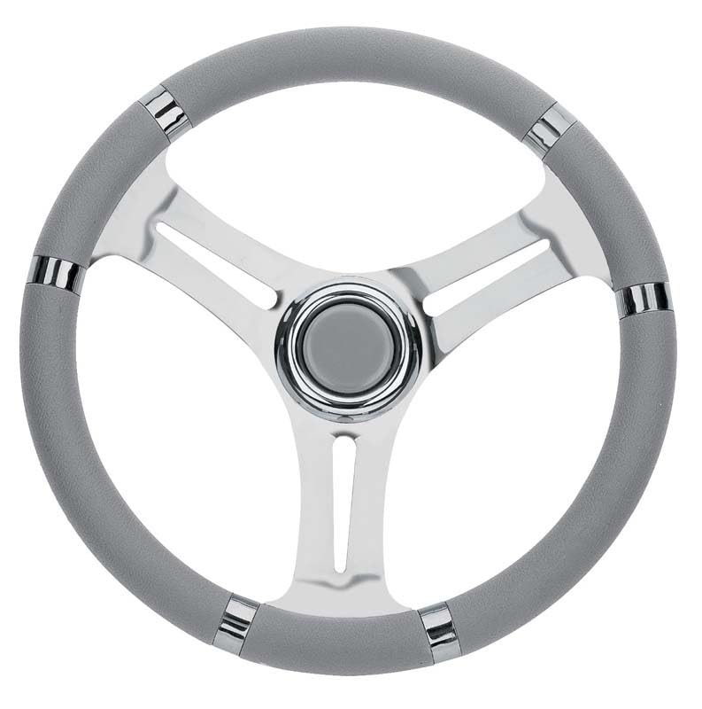 Volante ramas acero inoxidable modelo B 350 mm, gris, 115 cm
