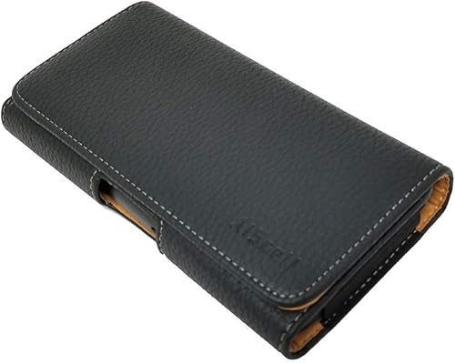 Miniatura 5 de AISCELL Funda de piel sintética negra para Moto g Fast, Moto e (2020), Edge +, G7 Power, One Zoom, E5 Plus, Moto Z4, con funda protectora híbrida en