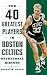 40 Greatest Players in Boston Celtics Basketball History