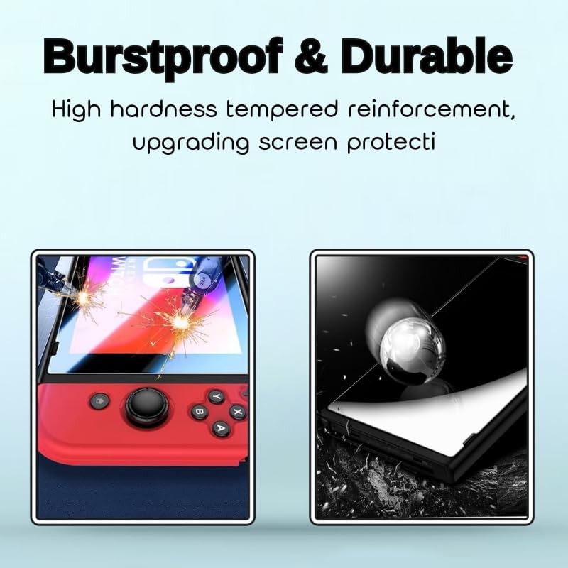 2 Pack Compatible with Nintendo Switch 2 Screen Protector, Auto-Alignment HD 9H Tempered Glass Screen Protector for Switch 2 7.9" Console Launched in 2025 - Image 7