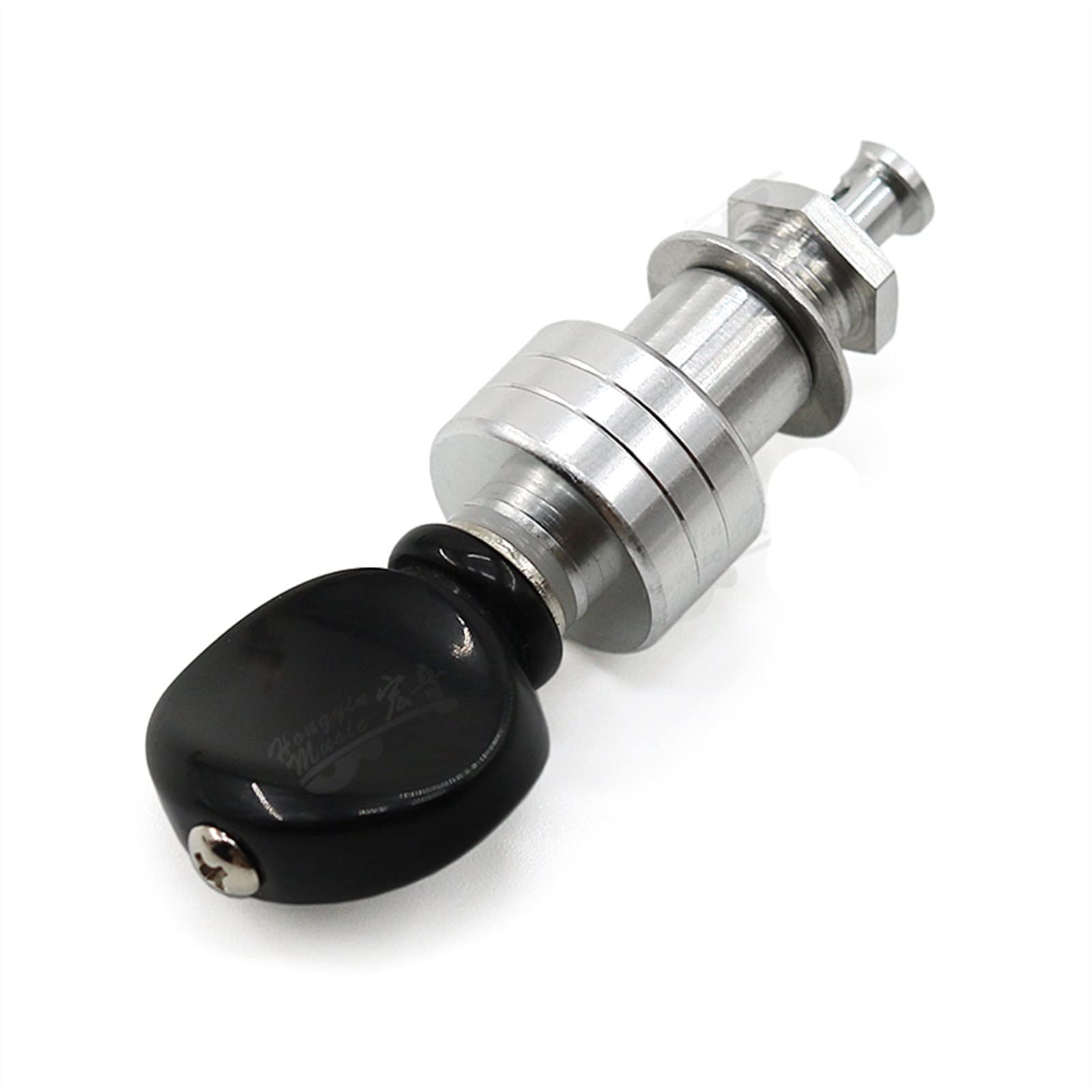 Meccanico accordatore Ukulele Black And Silver Dright Quasi-Button Pulsante String Pulsante Ukulele Accessori Accessori Per Chiusura