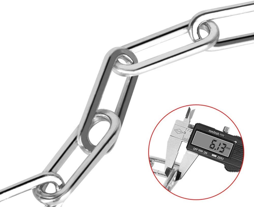 Candado de Cadena de Alta Seguridad con 2 Llaves para Bicicletas, Motocicletas y más: Ideal para generadores, portones, patinetas, cochecitos y Scooters