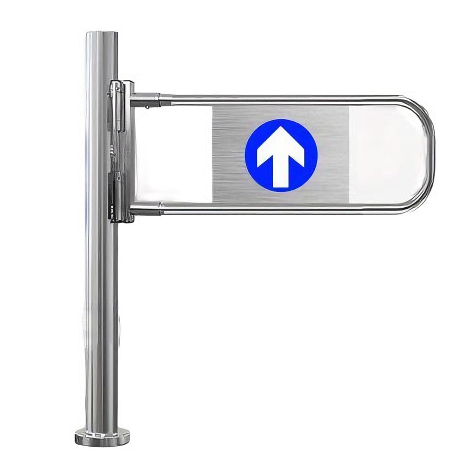 MetalGate do bramy dwudrożnej z poręczą, ręczny dostęp dla pieszych, trwała brama do podwórka i magazynu (50 cm x 100 cm)