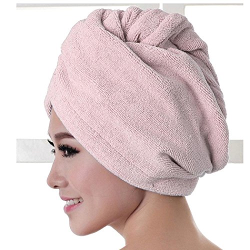 BEAUTYVAN Towel Hair Dry Hat Fashion Microfiber Bath Towel Hair Dry Hat Cap Quick Drying Lady Bath Tool (C)