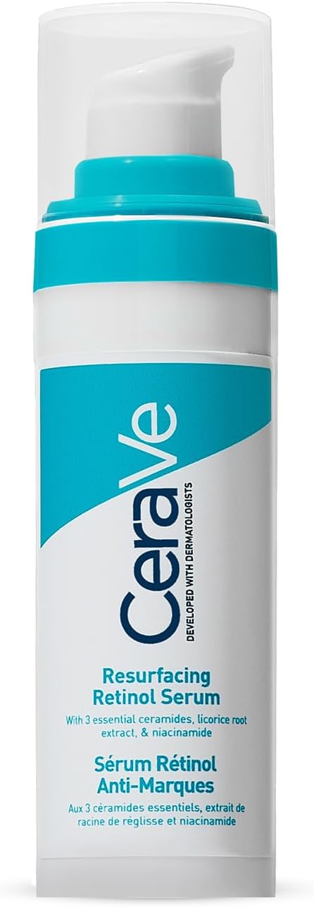 Retinol Serum for Post-Acne Marks and Skin Texture | Pore Refining, Resurfacing, Brightening Facial Serum with Retinol | 1 Ounce, 29.6 ml (Pack of 1) (B07VWSN95S)