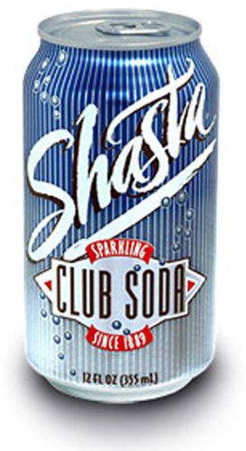 Shasta Club Soda, 12-Ounce Cans (Pack of 24)