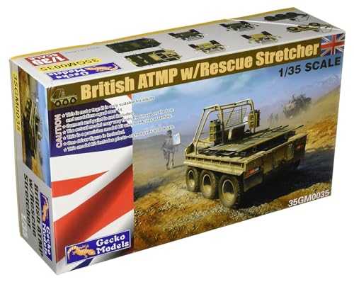 Maquette British ATMP Gecko Models avec Rescue Stretchers véhicule militaire miniature
