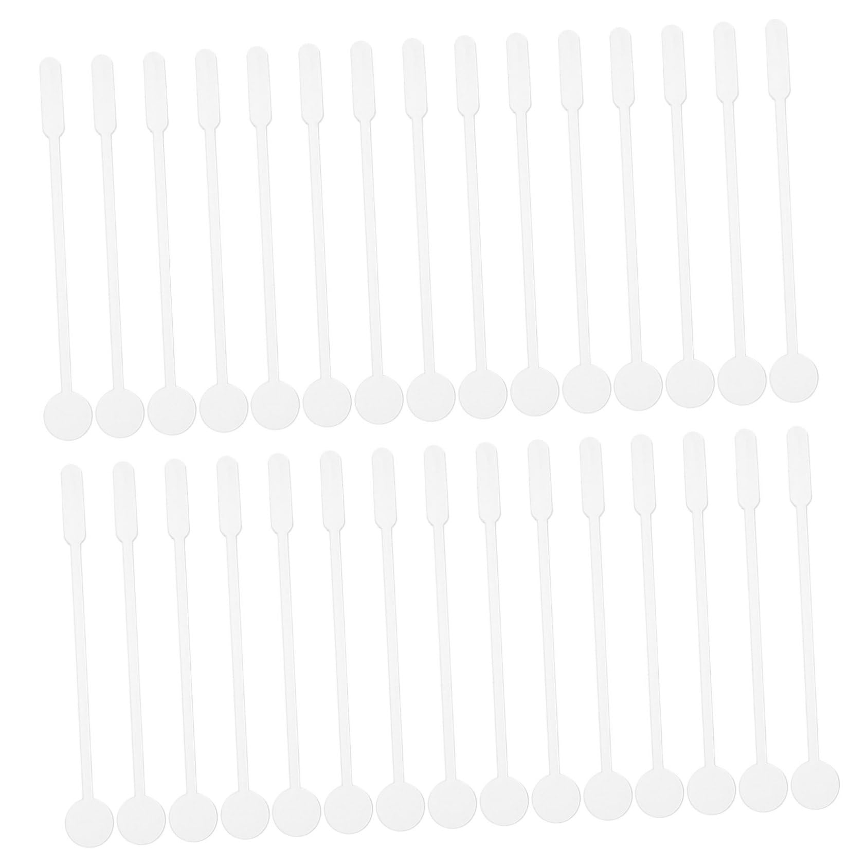 SOLUSTRE Stir Sticks for Cocktails 100pcs Plastic Stirrers Round Top Thicker Longer Design for Efficient Mixing