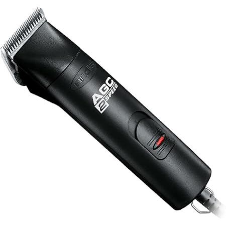Andis 22340 ProClip 2-Speed Detachable Blade Clipper, Professional Animal Grooming, AGC2, Black