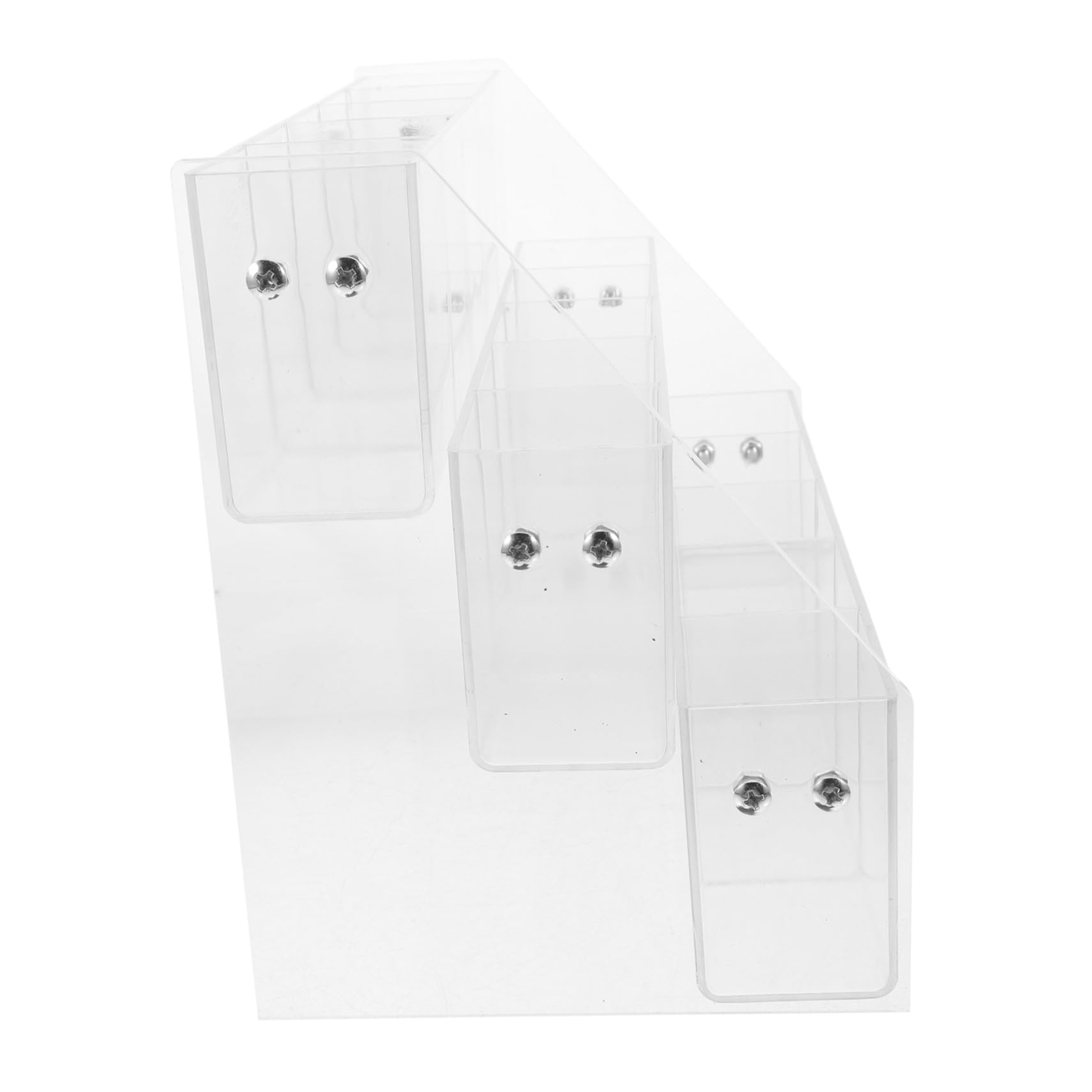 Organiseur de stylos au design moderne en acrylique facile d'accès pour marqueurs