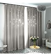 Amazon｜カーテン 姫系 遮光 レースカーテン付き 2枚組 丈135cm×幅