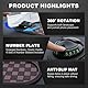 Multifunction Car Anti-Slip Mat Auto Universal Phone Holder, 3 In 1 Auto Anti-Rutsch-Pad, Handyhalterung Auto, Silikon-Matte Telefonpad für Autodekorationen, Brillen, Handys Verwendet (A)