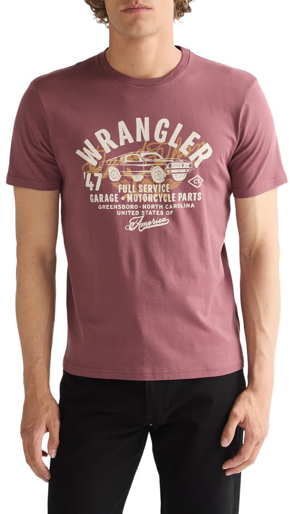 Wrangler Men's Rose T-Shirt Americana
