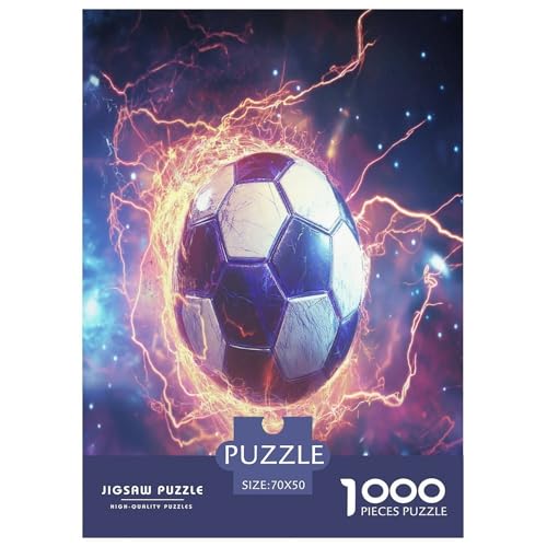 Puzzle de fútbol de 1000 piezas, el regalo de entretenimiento creativo para mayores de 14 años