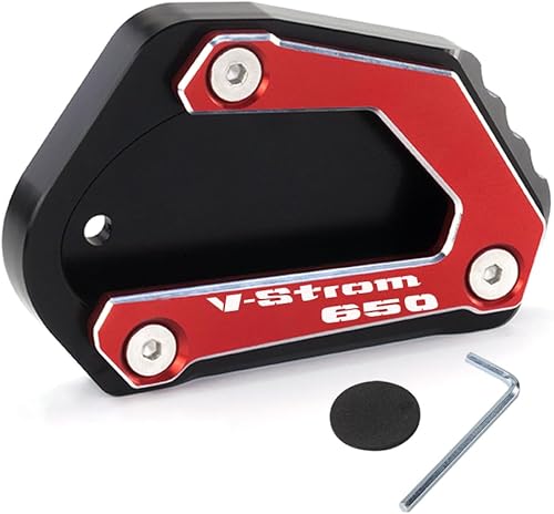 Placa de soporte de extensión lateral de motocicleta compatible con SUZUKI Vstrom 650 650XT 2004-2023 Vstrom  Soporte de almohadilla de pie DL650