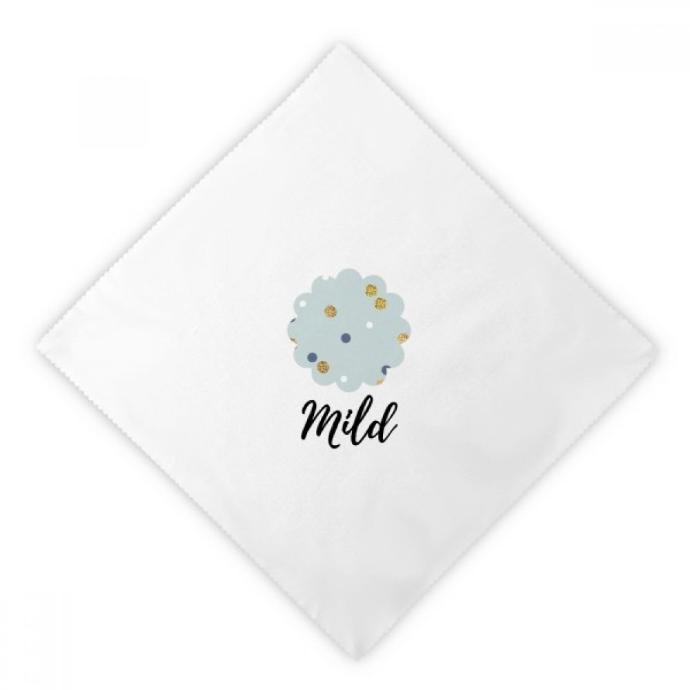 Napkins art déjeuner blanc réutilisable pour supprimer les serviettes jetables
