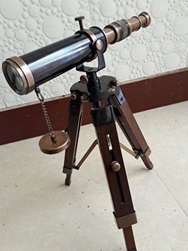 Mahira Nautical Design Antique Brass U.S Navy Spyglass 9