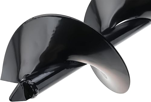 Miniatura 9 de Broca de taladro de jardín de 5.9 x 33 pulgadas, taladro de mano grande para plantar, excavadora de agujeros manual en espiral con mango