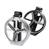 ZooooM ドリンクホルダー フィン搭載 エアコン 送風口 取り付け 車 カー 用品 内装 アクセサリー （ シルバー ） ZM-DORIHORU-SV