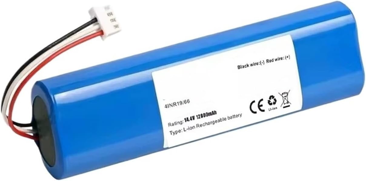 12800mAh Replacement Battery Compatible for Ecovacs Deebot Ozmo 900 901 905 920 930 937 N8 Pro 14.4V Robot Vacuum Cleaner Battery(6800mah)