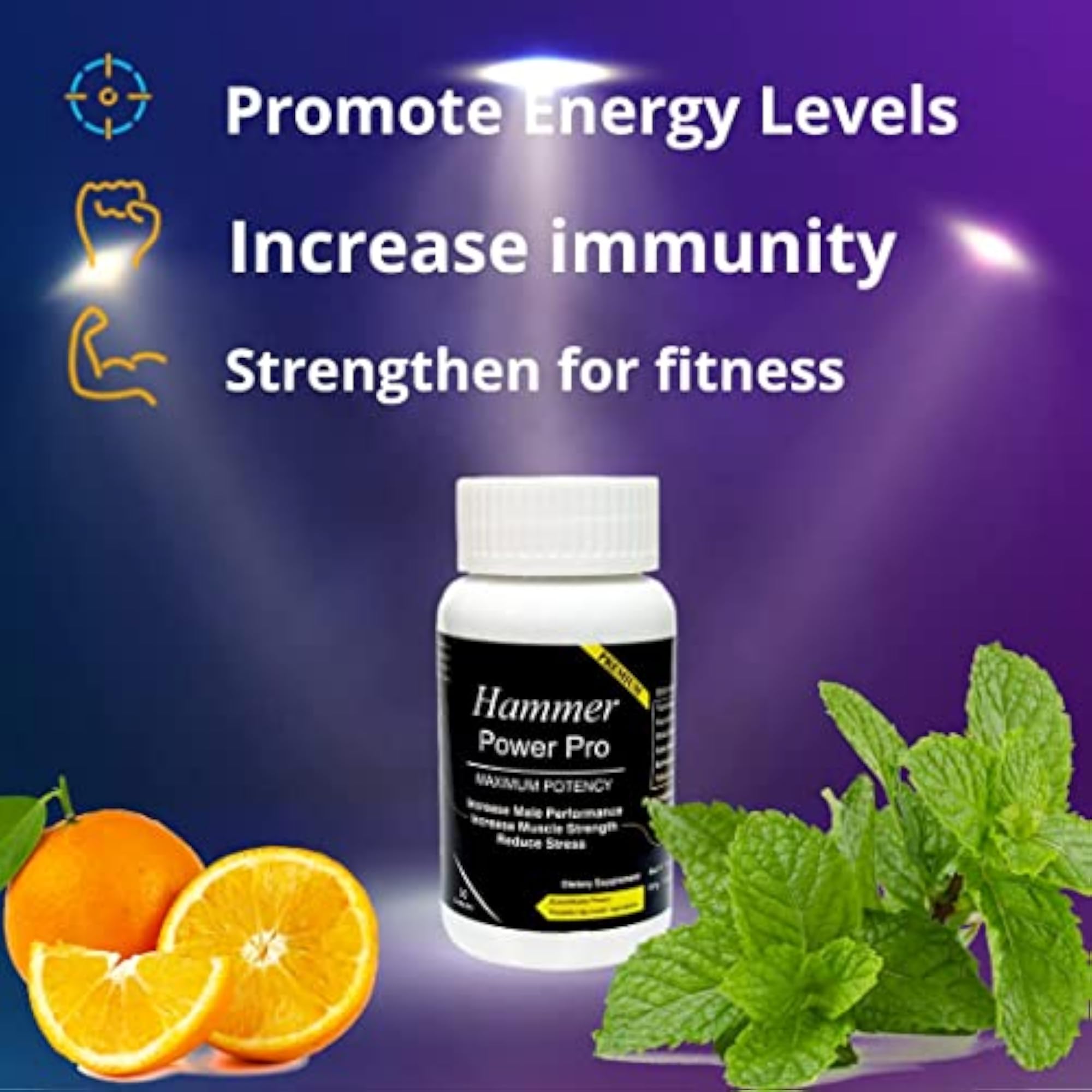 Hammer Power Pro Herbal Shilajit with Ashwagandha, 50g