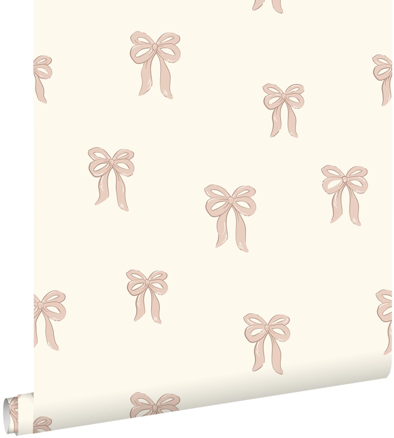Papier peint petits noeuds rose haut de gamme ESTAhome revêtement mural 9m