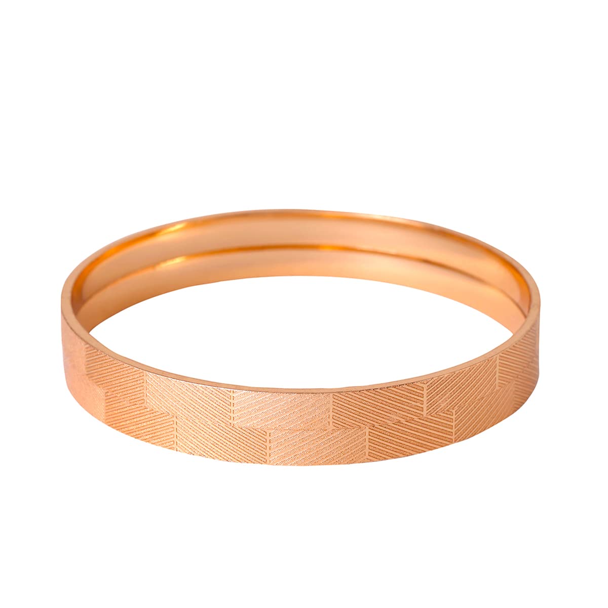 Women's Rose Gold-Plated Traditional Bangles for Celebrations