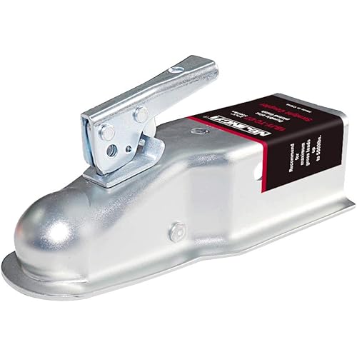 NBJINGYI Trailer Coupler Ball Width 2" Channel Width 3" Trailer Tongue 5000 LBS, Boat Trailer Coupler