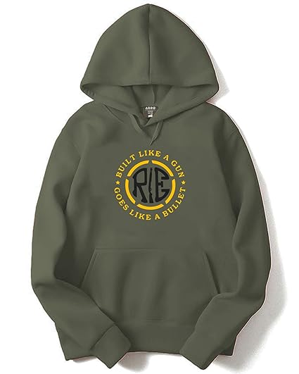 Built Like a Gun Goes Like a Bullet Mens Printed Hoodies/Mens Sweatshirts