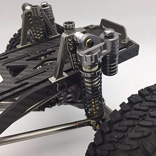 4 Stücke RC Stoßdämpfer, Aluminiumlegierung Hochfeste Federn Schocks Set Dämpfer für Axial / SCX10 / D90 / RC Crawler Auto