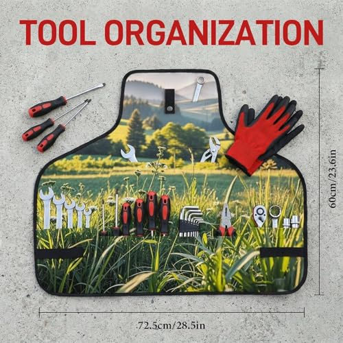 Delantal tipo tool bag con ajuste rápido y bolsillos miniatura 2