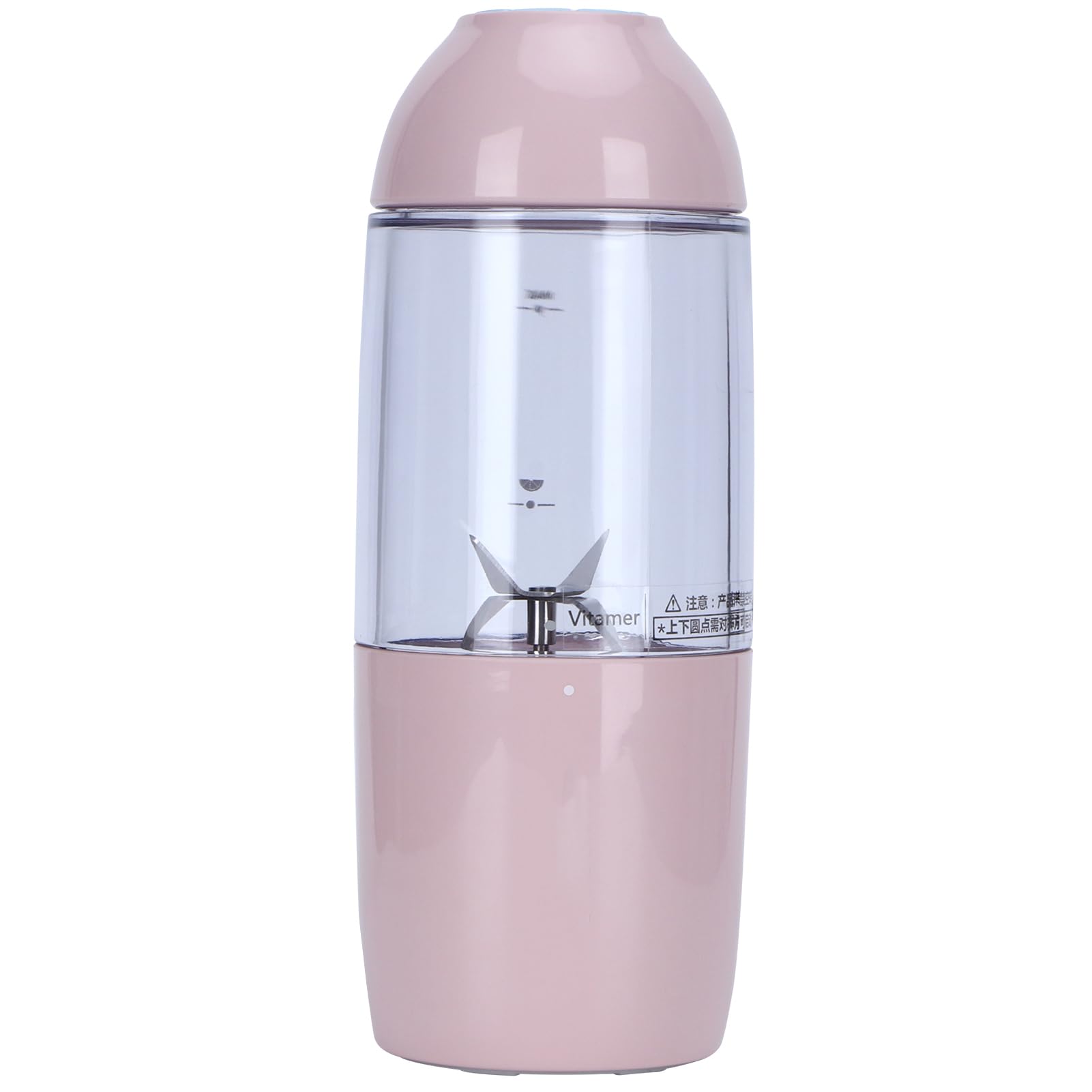 Elektrischer 380-ml-Entsafter, Tragbar, mit 4 Klingen, Schnelles Auspressen für Smoothies, Säfte und Milchshakes, ABS-Edelstahl