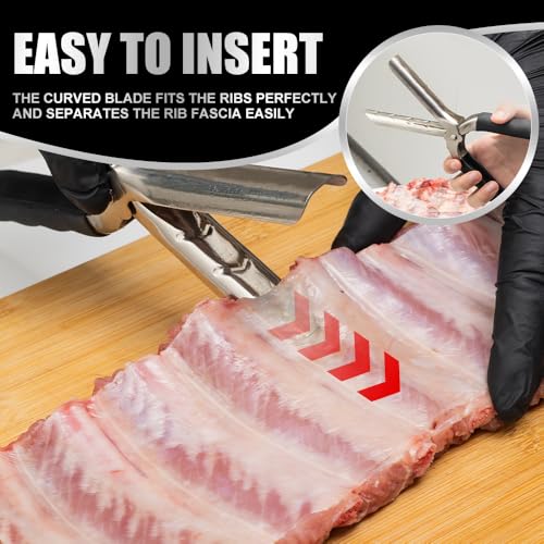 Herramienta para Quitar Membrana de Costillas Acero Inoxidable miniatura 5