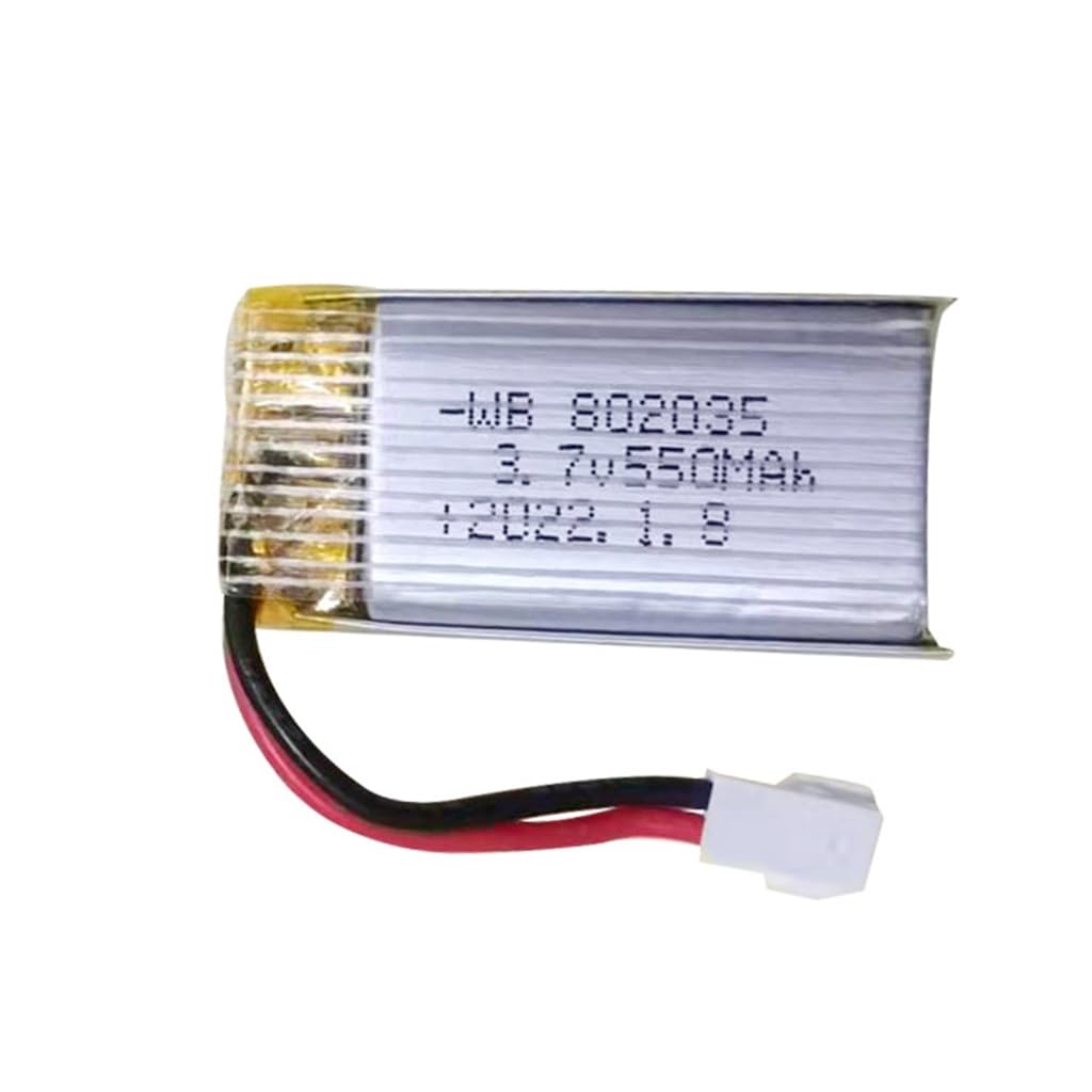 Amazon | 3.7V 550mAh 802035充電式リチウムポリマー電池、電子製品