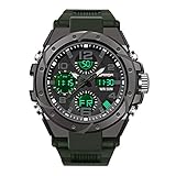 montre multifonction homme ❤ Parfait après-vente, pour toute question, n'hésitez pas à nous contacter. Nous ferons de notre mieux pour satisfaire nos clients.
