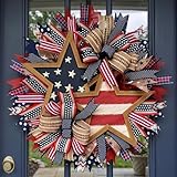250th Anniversary Patriotic Wreath, 3D Eagle...