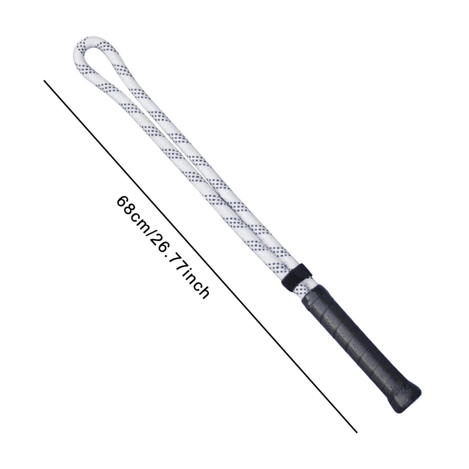 Menolana Tennis Swing Rope Warm up Exercise for Beginners Lightweight Rhythm Tennis Serve Training Aid with Storage Bag for Corridor, White