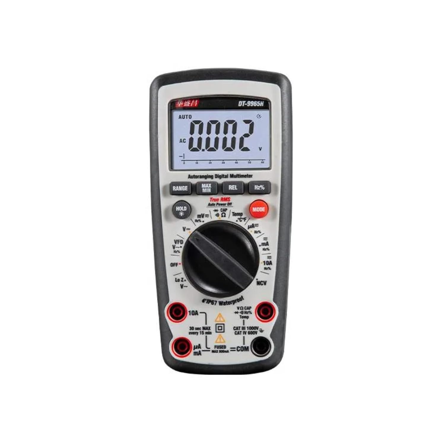 Digital Multimeter - Air Conditioning, Auto Repair, Industrial Power - Portable, Accurate Readings - Battery Powered - Versatile Electrical Instrument for Accurate Testing