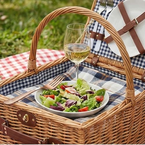 Image of Rosegold 4-Piece Cutlery Set - 2 Tablespoons & 2 Dinner Forks (8.1 inch) with Checks Printed Handles, Durable Stainless Steel Tableware, Ideal for Home, Restaurant, and Gifting