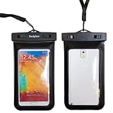 DandyCase Waterproof Case for Samsung Galaxy S5, Samsung Note 3 / 2, Samsung Galaxy MEGA, HTC One M8 (2014), HTC One Max, LG G2, Nokia Lumia 1520, Motorola Droid Ultra - Also fits other Large Smartphones up to 6.3