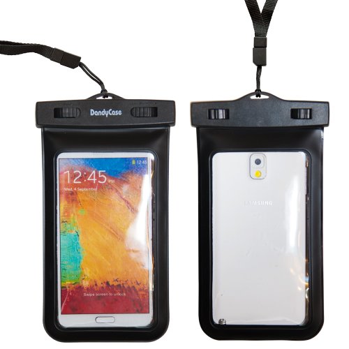 DandyCase Waterproof Case for Samsung Galaxy S5, Samsung Note 3 / 2, Samsung Galaxy MEGA, LG G2, HTC One Max, Nokia Lumia 1520, Motorola Droid Ultra - Also fits other Large Smartphones up to 6.3