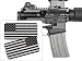 2x AR15 Lower American Flags Black Ops Vinyl Decals | Stealth Flag Stickers AR-15 5.56 .223 MAG Helmets Hard Hats Toolbox Motorcycle