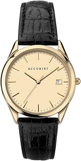 Accurist Men's Quartz Leather Strap Watch (25JIE16)